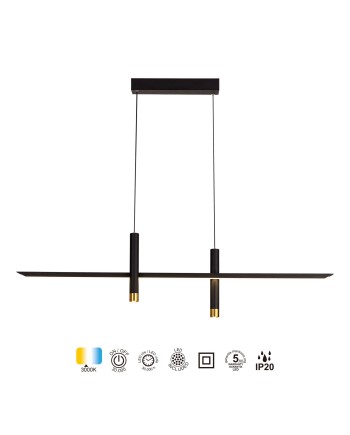 ESPARTA * LÁMPARA LED 30W - 3000K - NEGRO